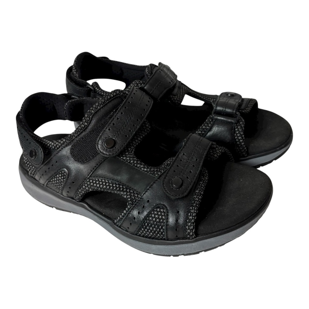 SAS maverick Sport Sandals Men’s Size 9.5 M Black adjustable strap - Picture 3 of 8